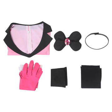 Angel Dust Cosplay Outfit Hazbin Hotel Angel Costume Halloween Suit BEcostume